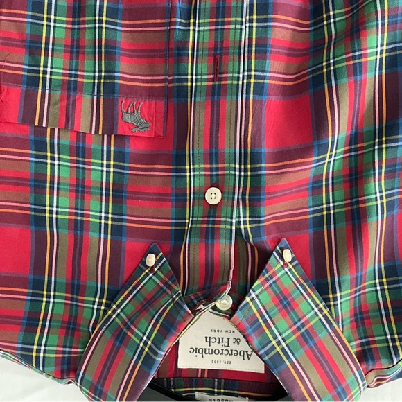 MEN’S ABERCROMBIE & FITCH LONG SLEEVE SHIRT SIZE LARGE - Picture 4 of 6